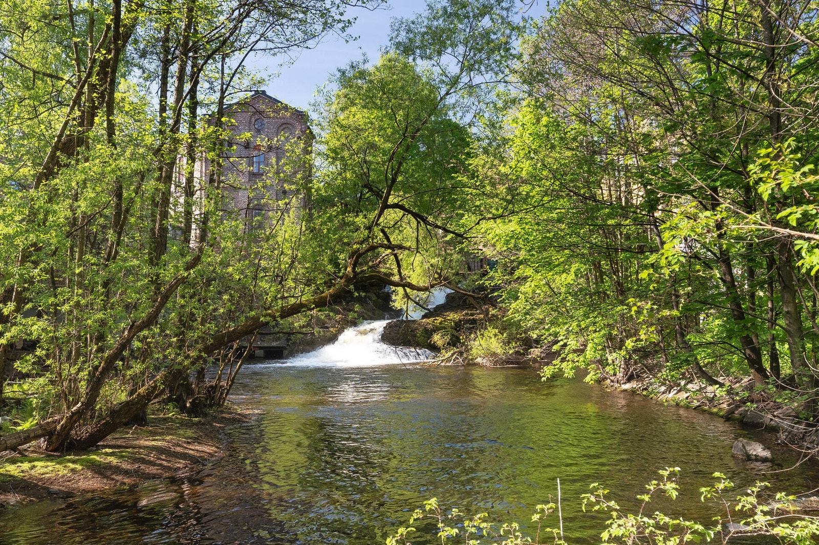Her har du Akerselva som nærmeste nabo. Galleribilde