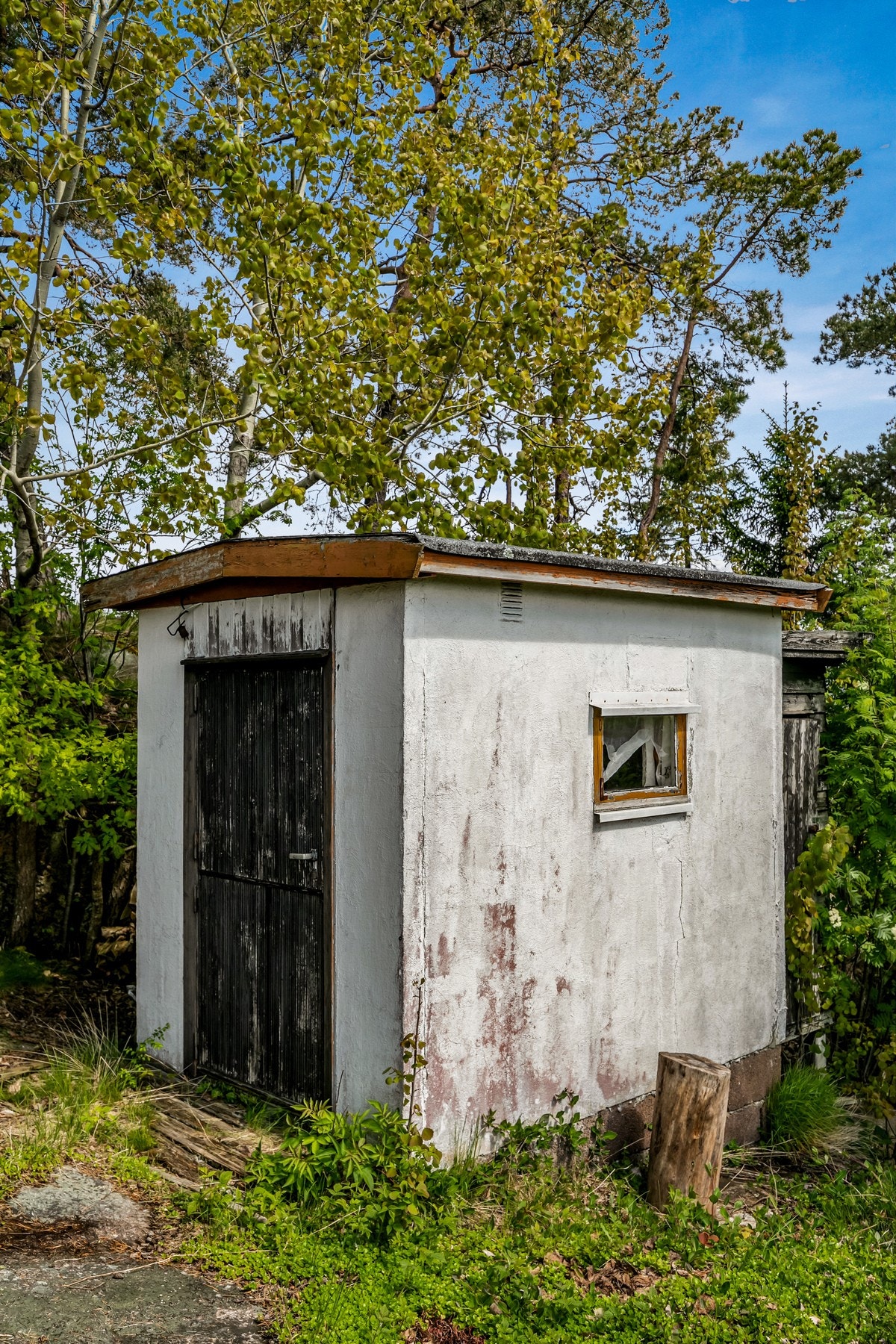 Frittstående redskapsbod. Galleribilde