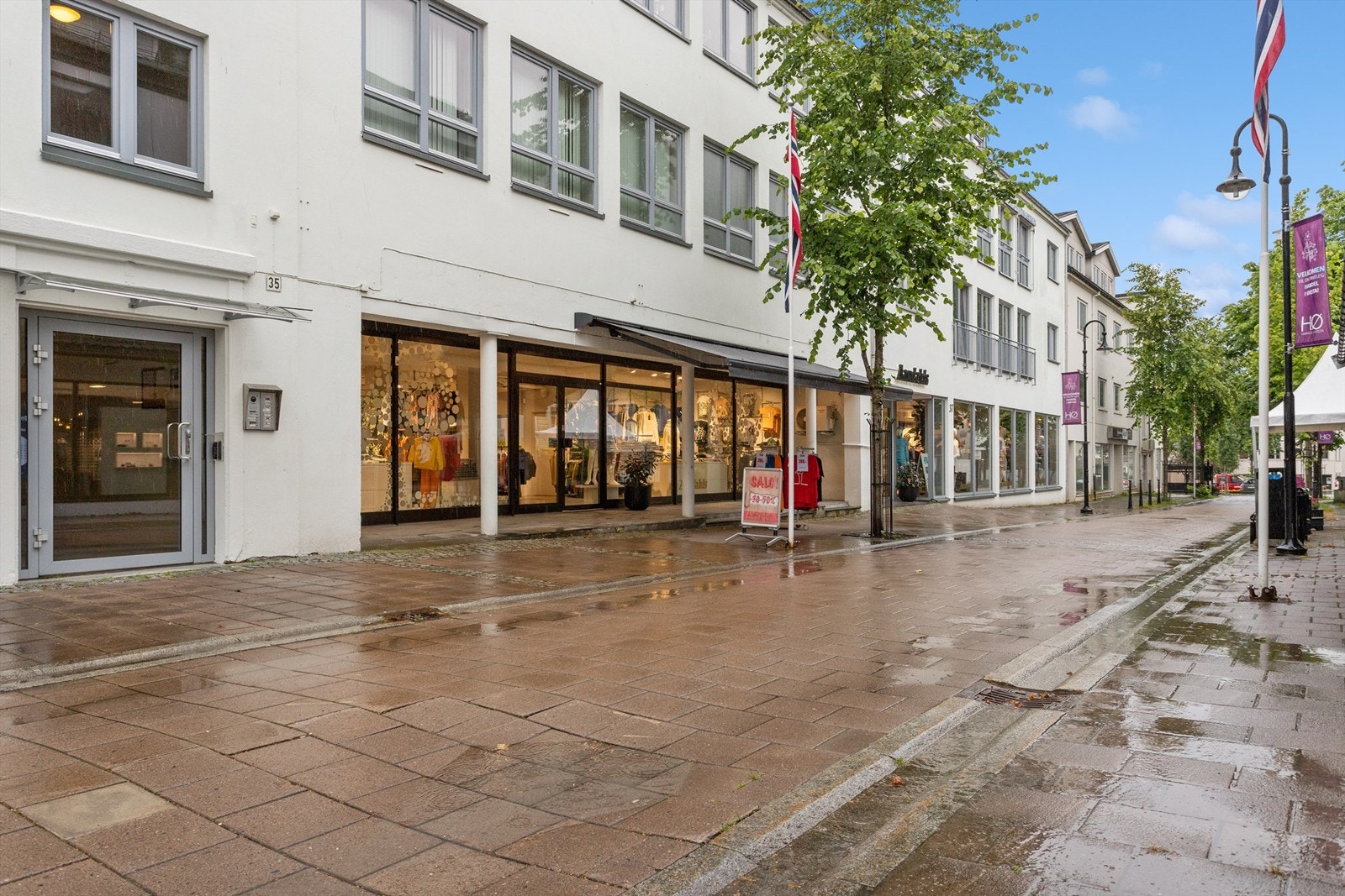 Bygningen var seksjonert i 2009 og reseksjonert i 2011 Galleribilde
