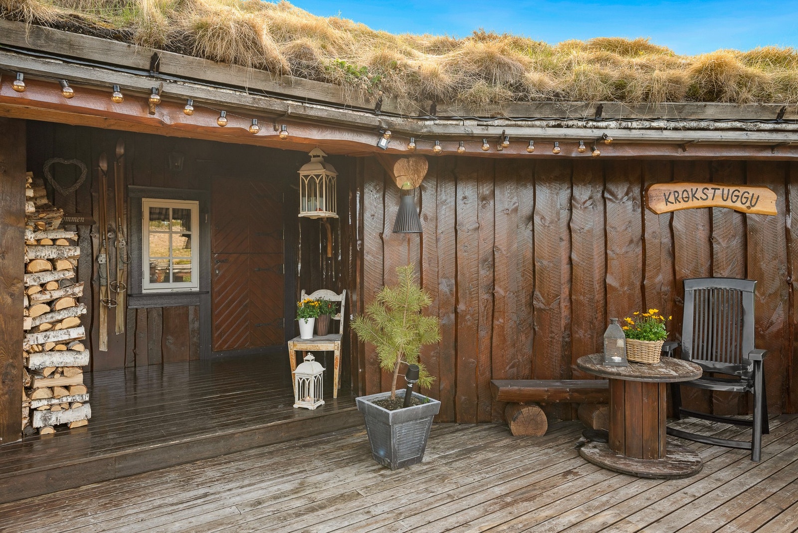 Terrassen er på 35m². Galleribilde