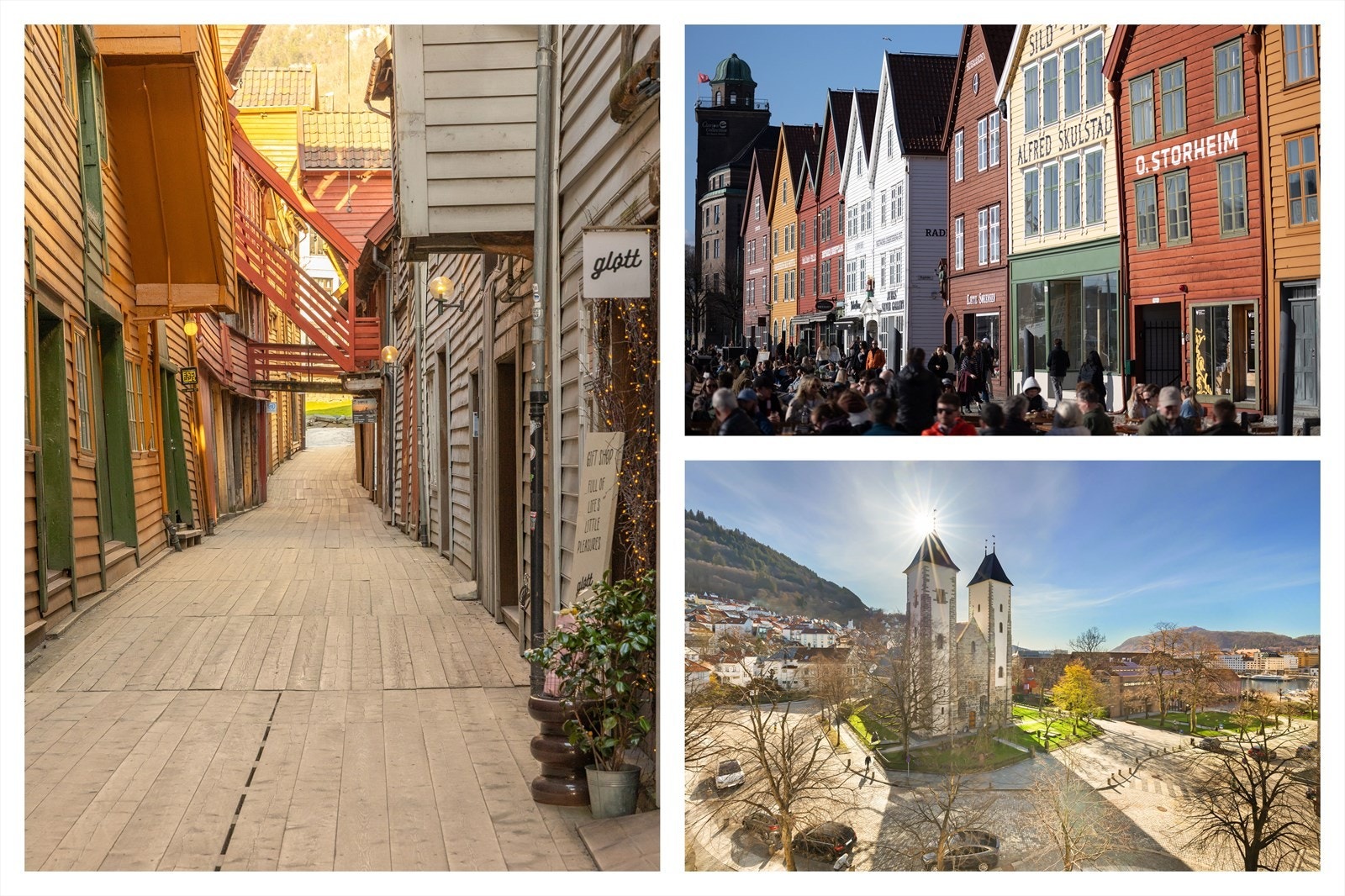 En kort spasertur eller busstur tar deg ned til Bryggen og sentrumskjernen i Bergen. Galleribilde