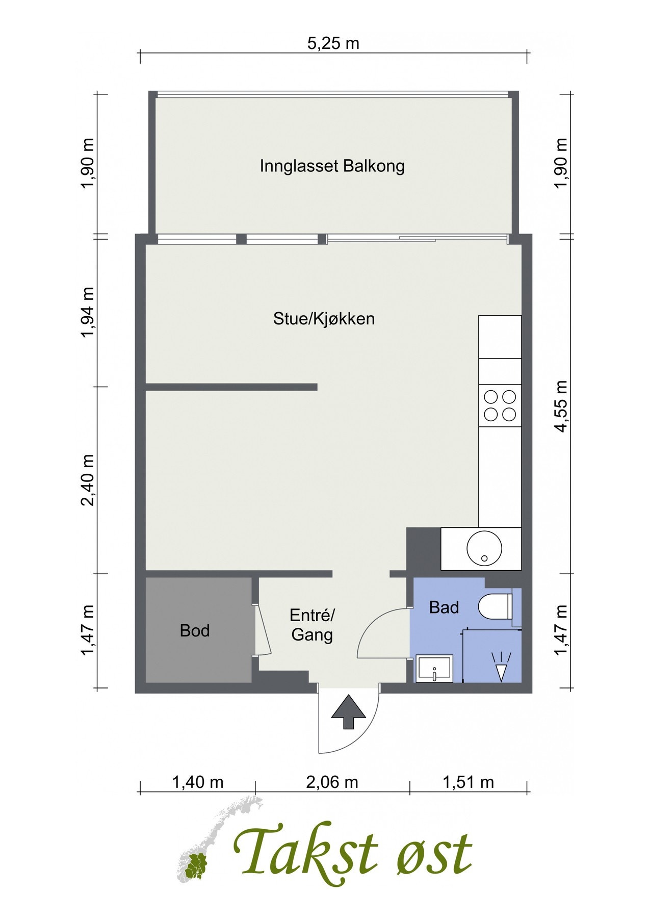 Plantegning Ammerudhellinga 72 Galleribilde