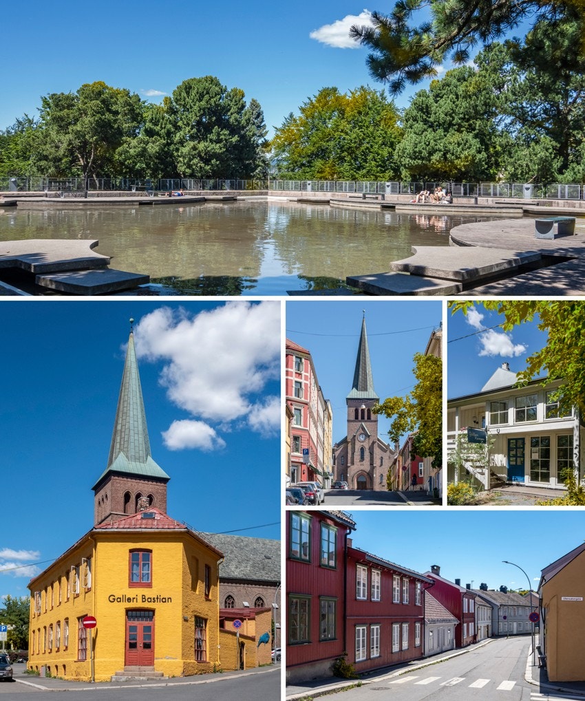 Nærområde. Gangavstand til Kampen Galleribilde