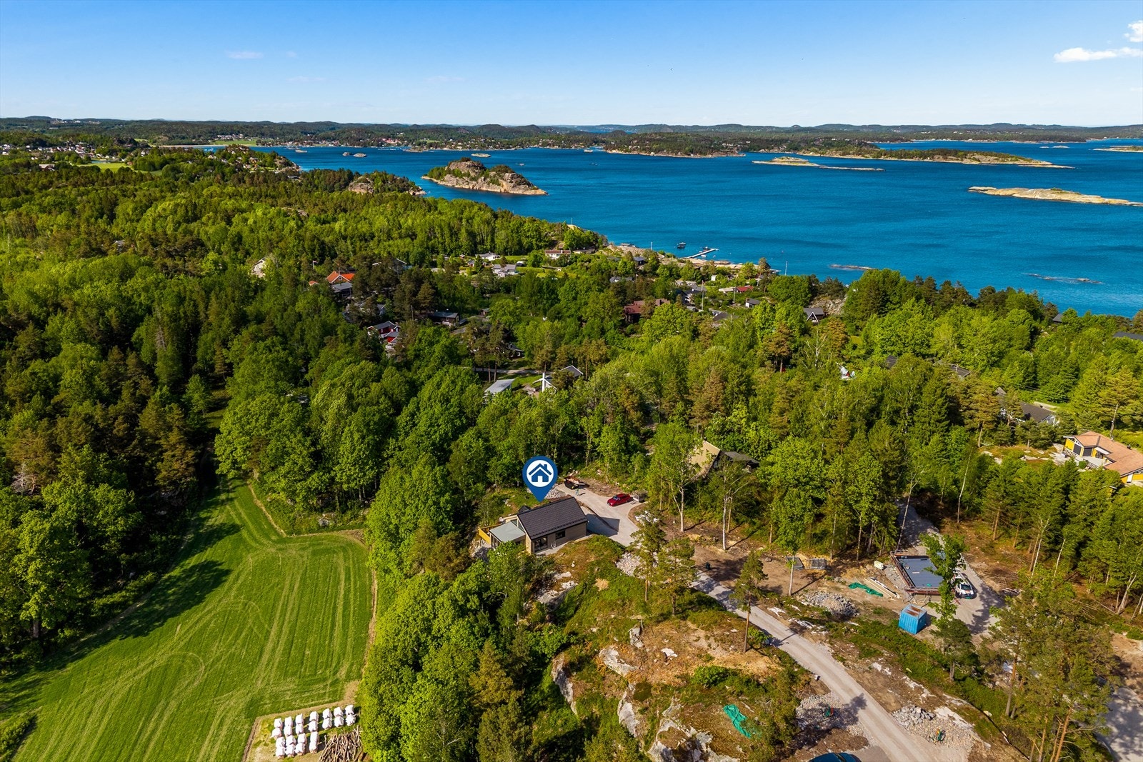 Kort vei til flere badeplasser og småbåthavner. Galleribilde