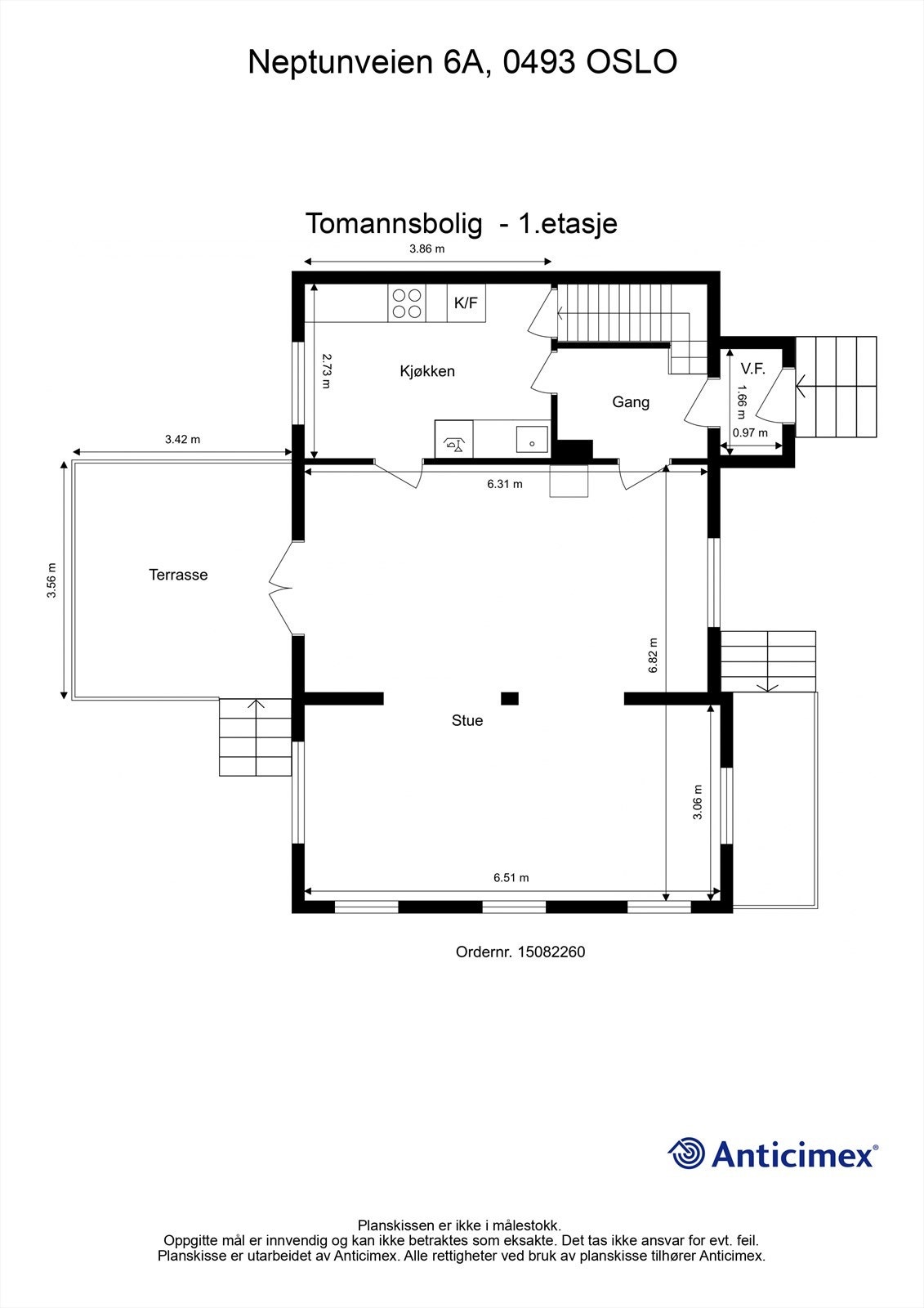 Planskisse Galleribilde