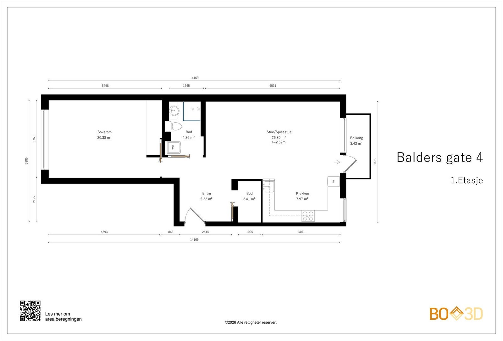 Plantegning Galleribilde