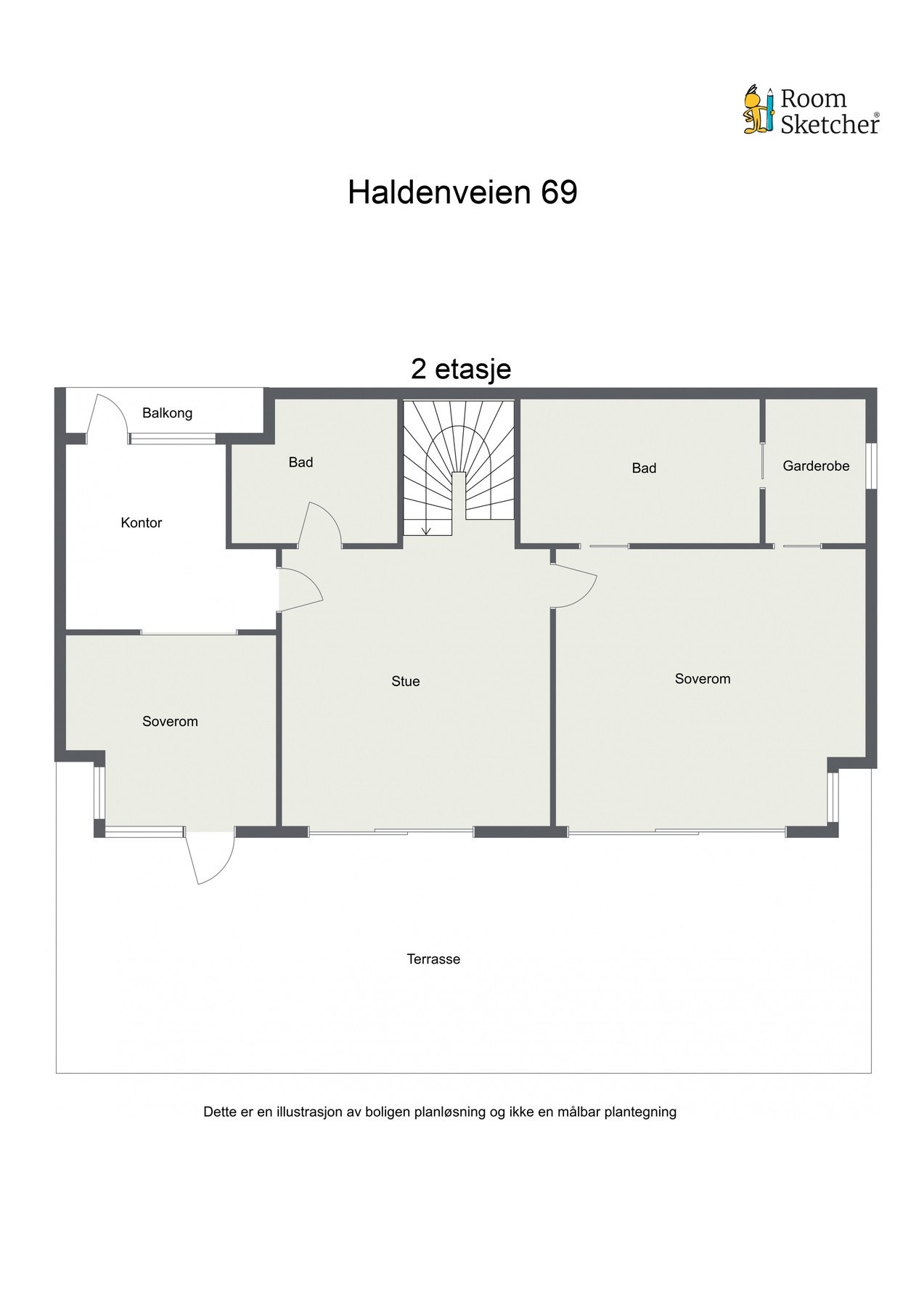 Plantegning 2.etasje. Galleribilde