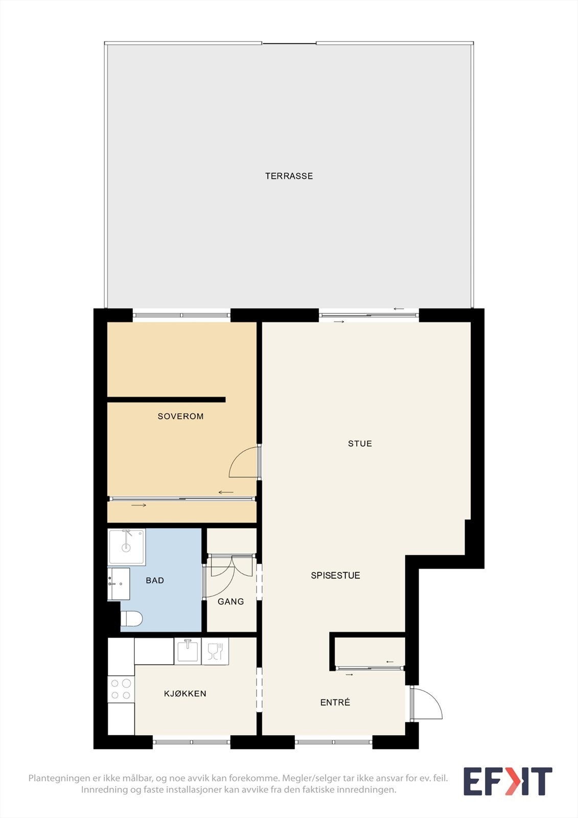 1. etg. til venstre - bod på loft. Galleribilde