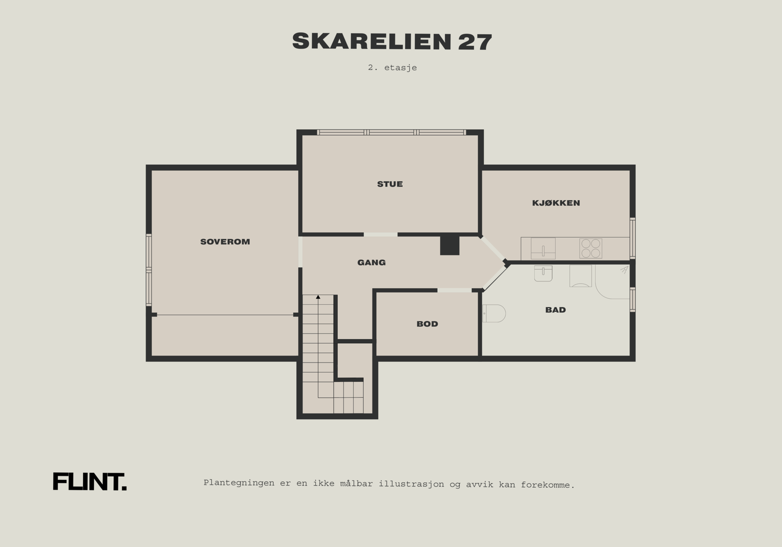 Plantegning 2.etasje Galleribilde