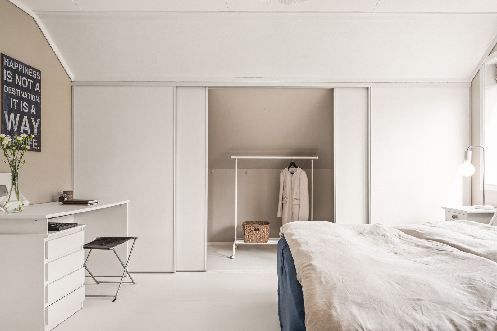 Det er en garderobe som er perfekt for oppbevaring Galleribilde