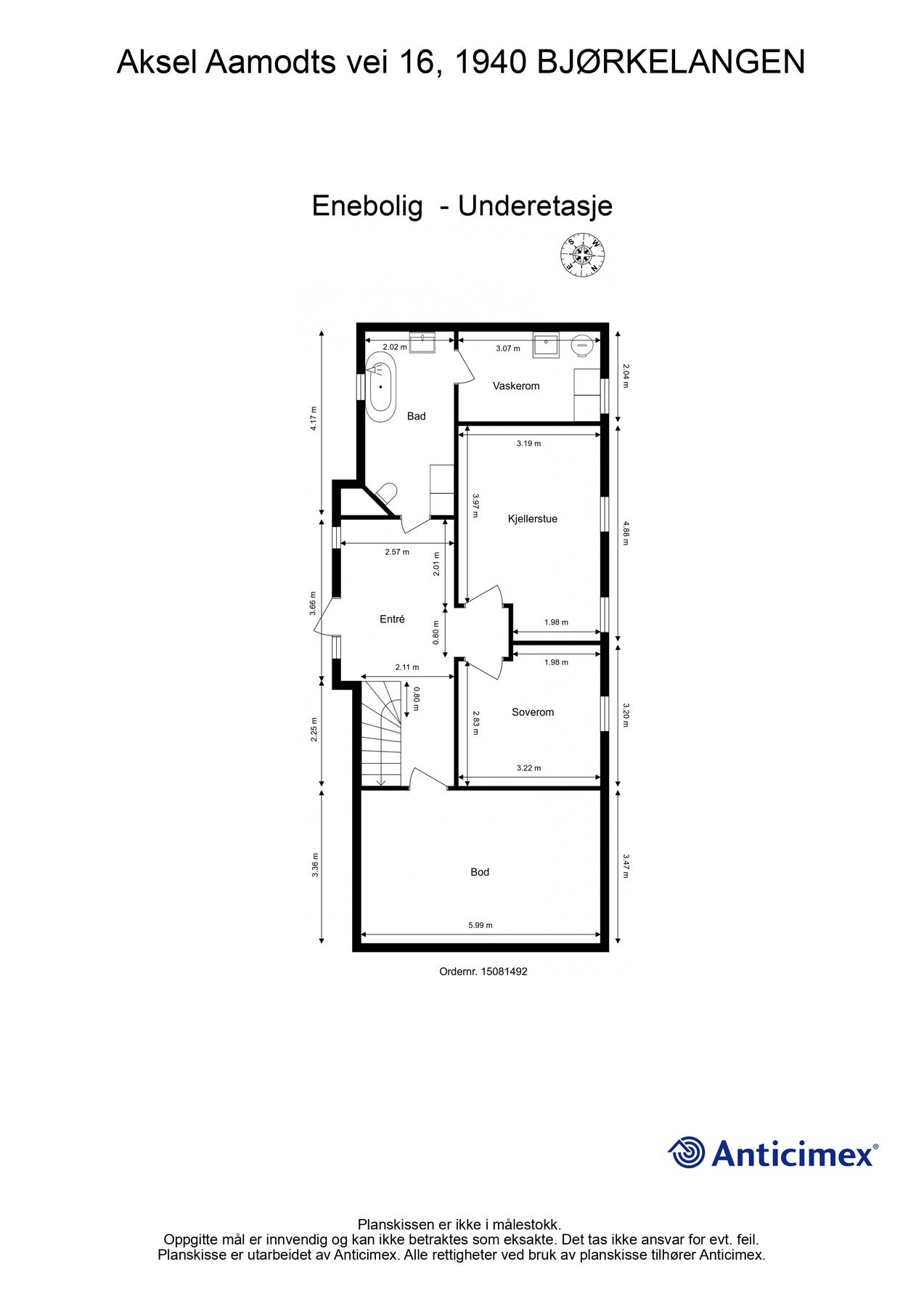 Planskisse Galleribilde