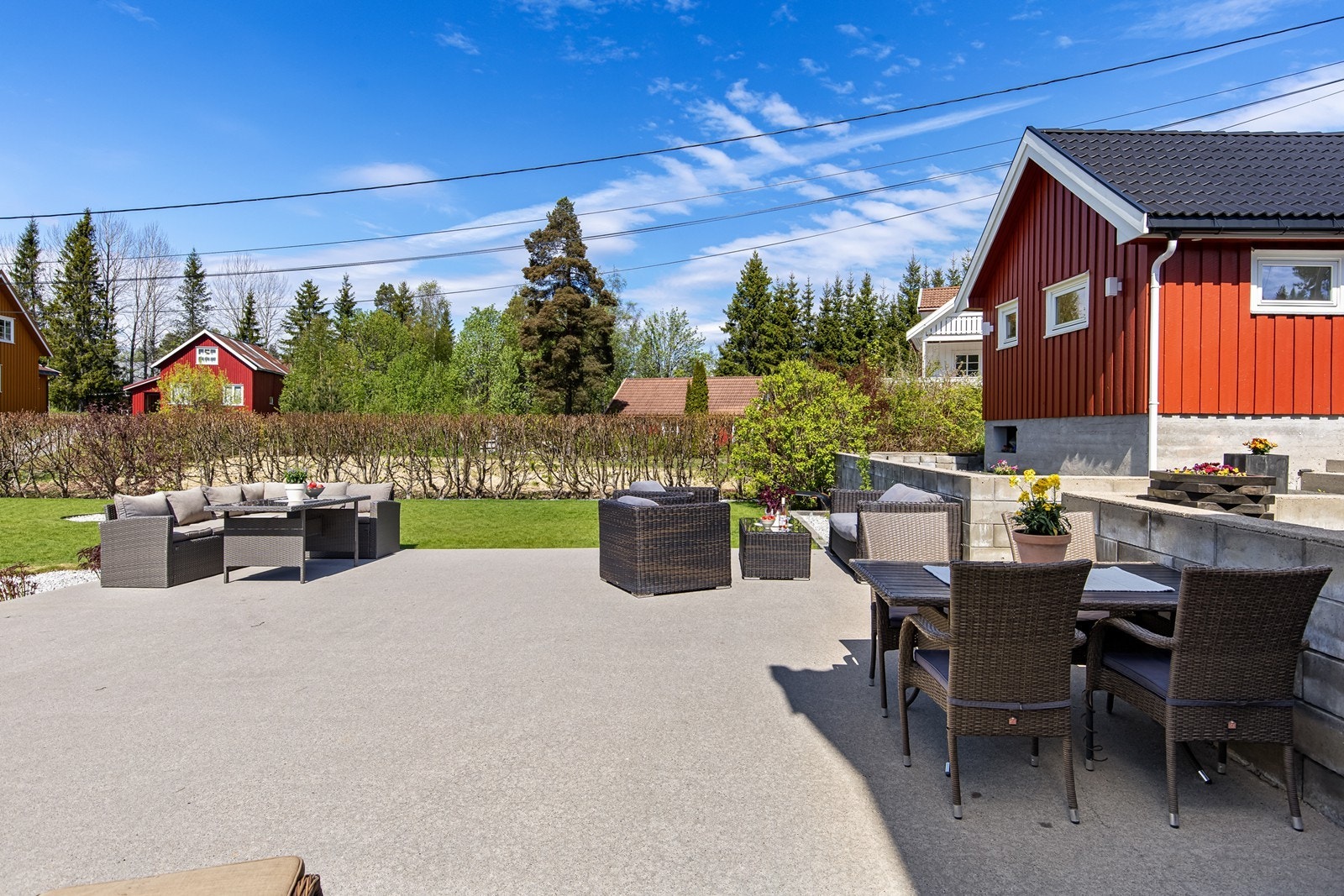 Her er det plass til både storfamilien og venner. Galleribilde