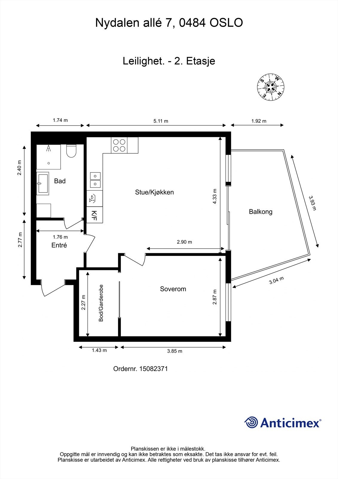 Plantegning Galleribilde