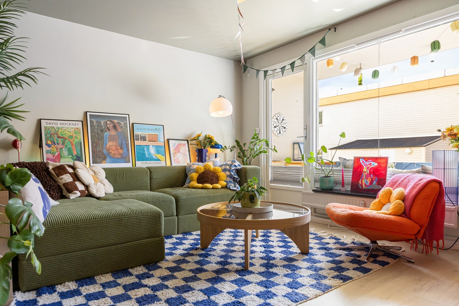 Her er det god plass til sofagruppe. Galleribilde