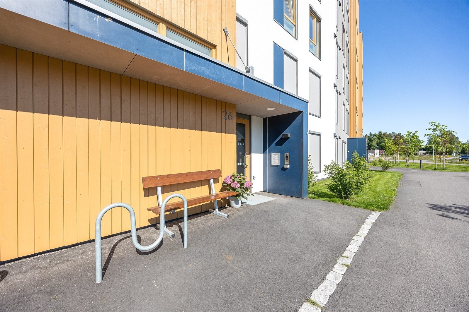 Bygget er fra 2024 og har heis. Galleribilde