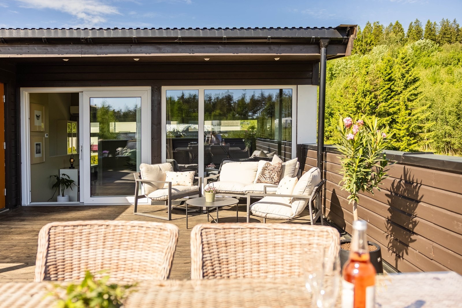 Takterrasse på 42 m². Galleribilde