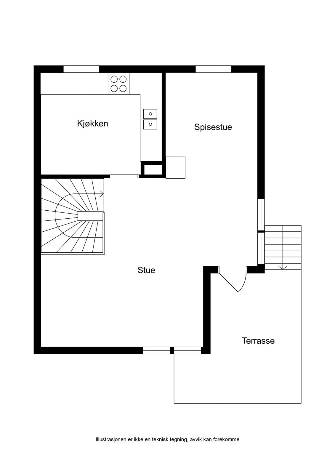 Planskisse 2. Etasje Galleribilde