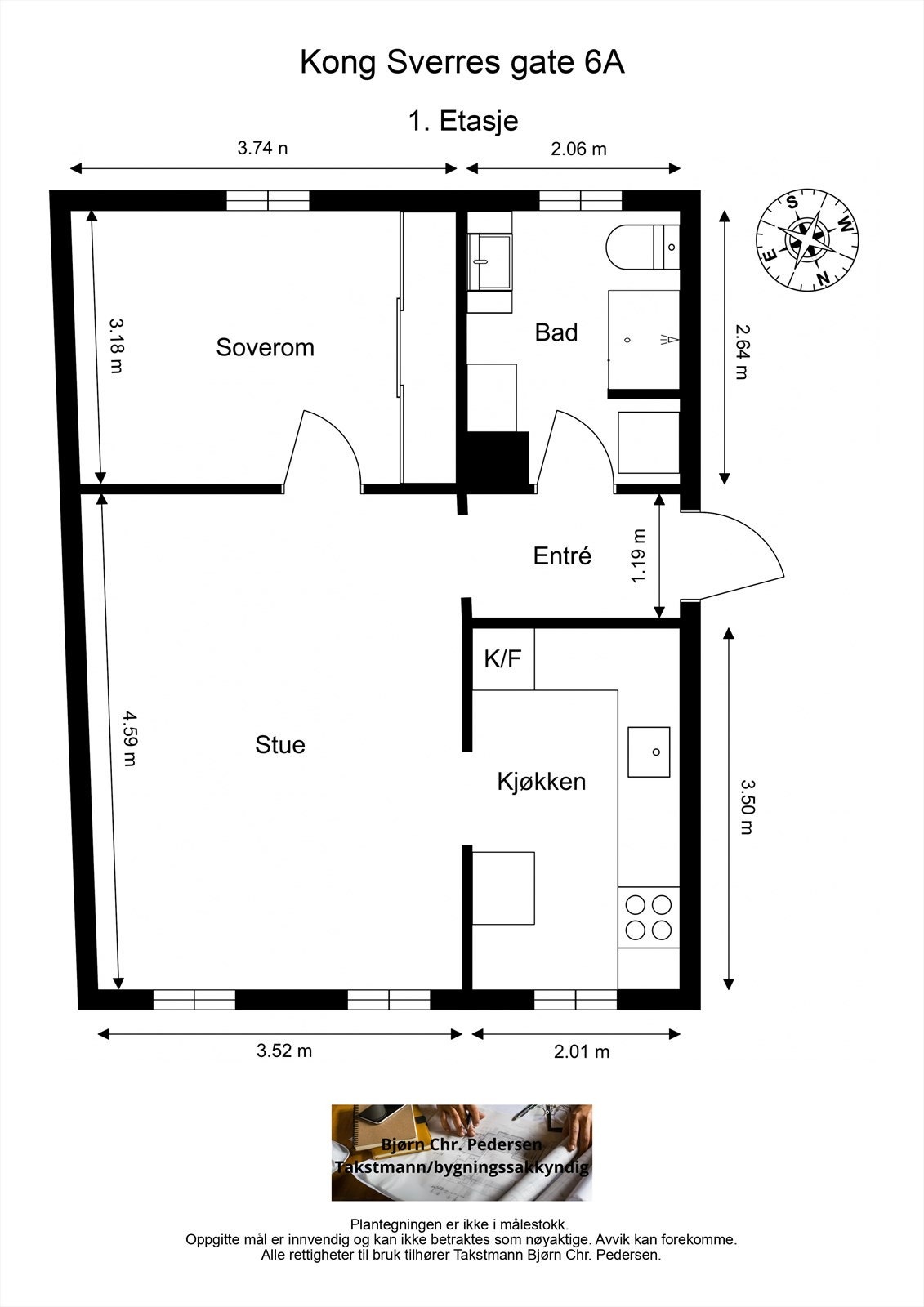 Plantegning Galleribilde