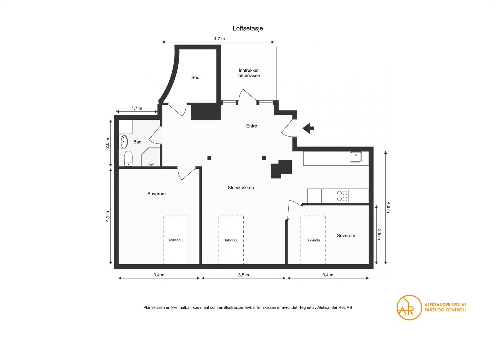 Plantegning Galleribilde