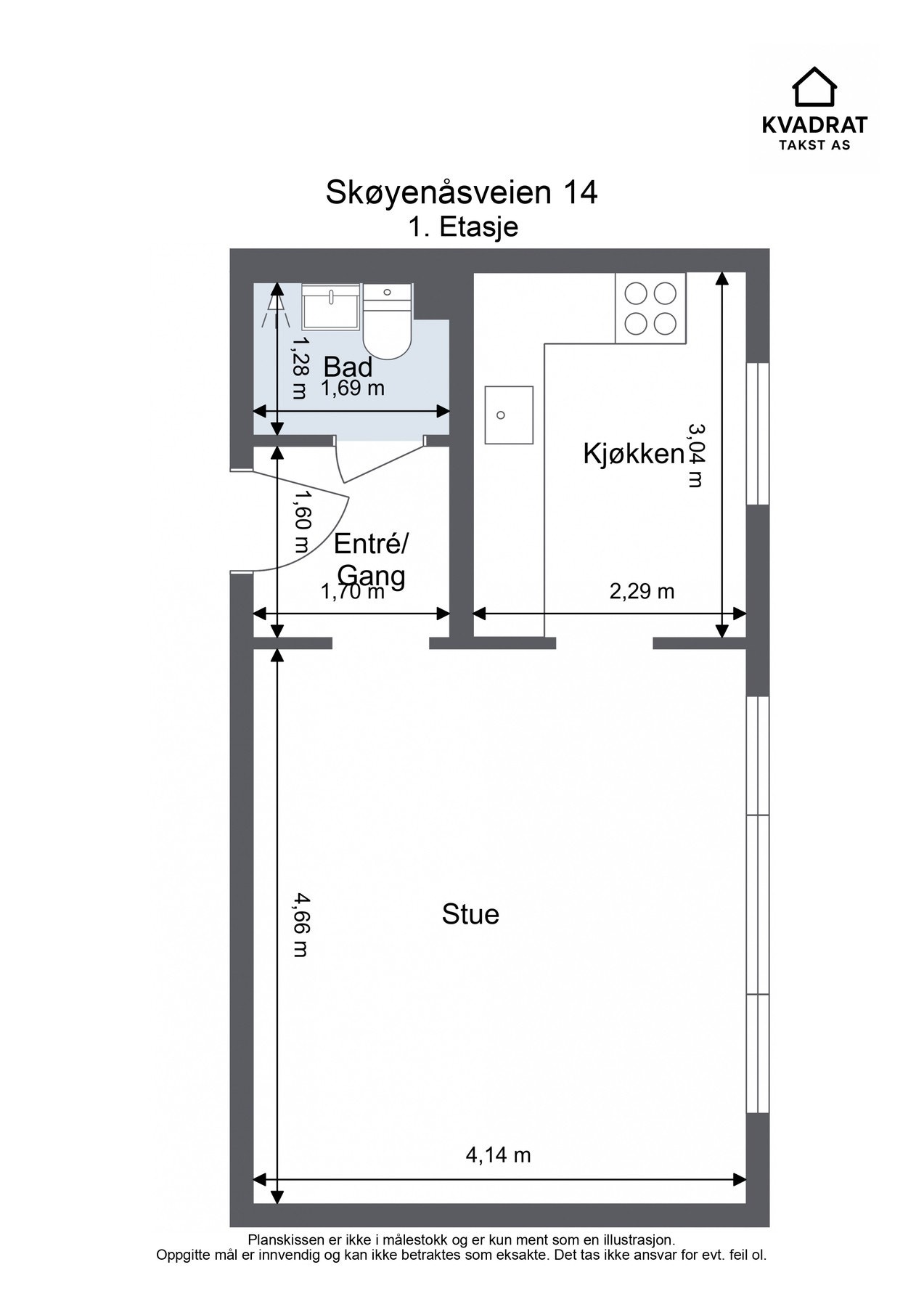 Planskisse. Galleribilde