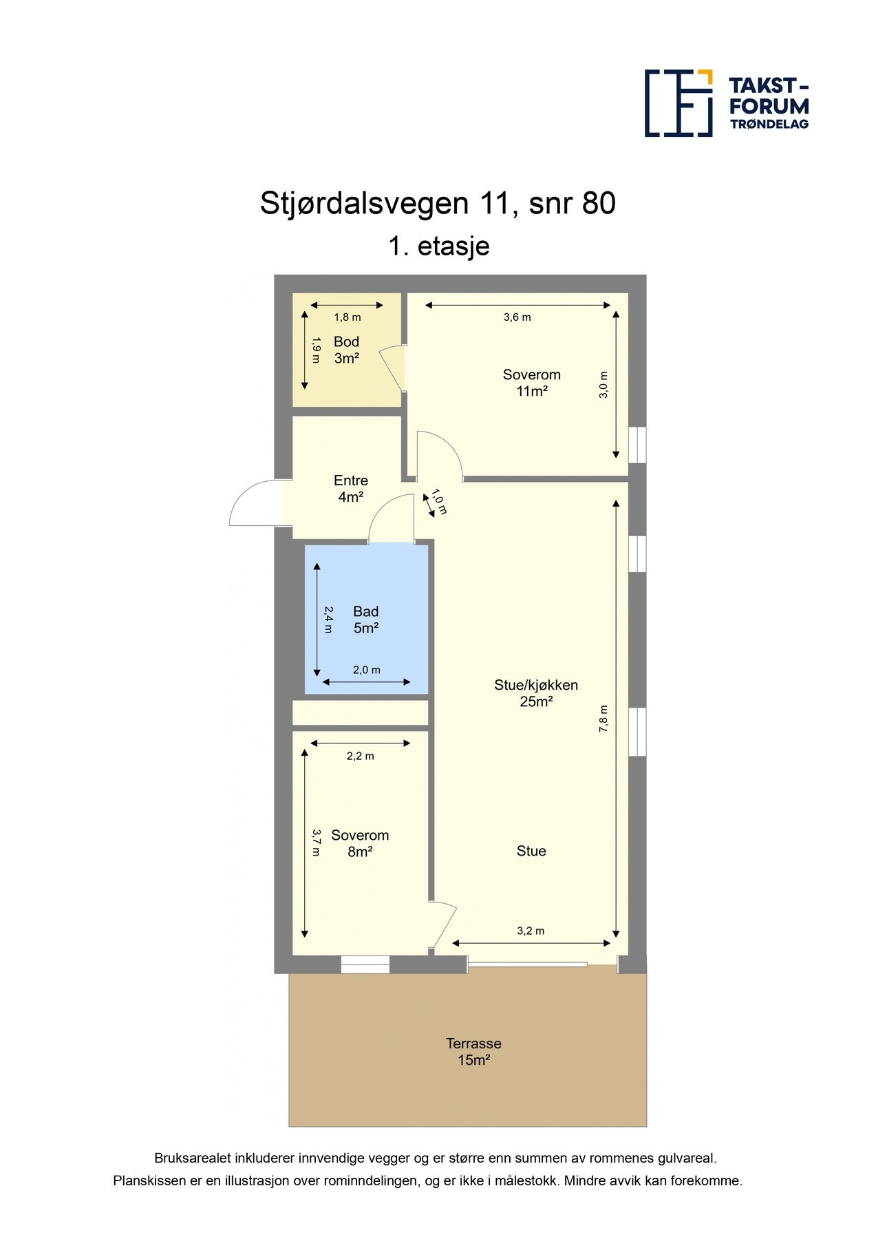 Plantegning 1.etasje Galleribilde