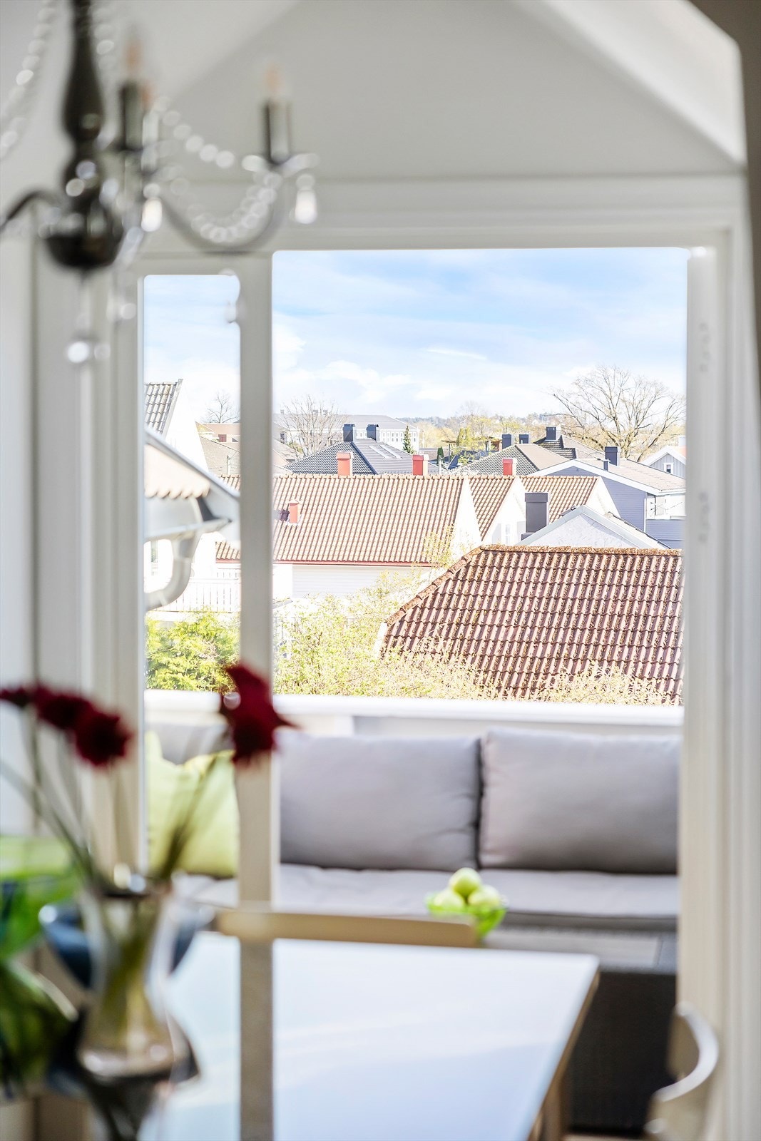 Fra balkongen har du en trivelig utsikt som virkelig kan nytes. Galleribilde