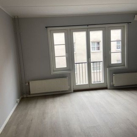 Stue med fransk balkong Galleribilde