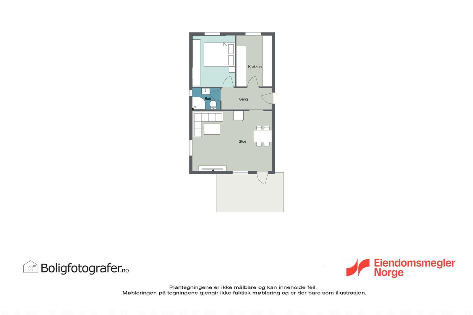 Planløsning 1. etasje Galleribilde