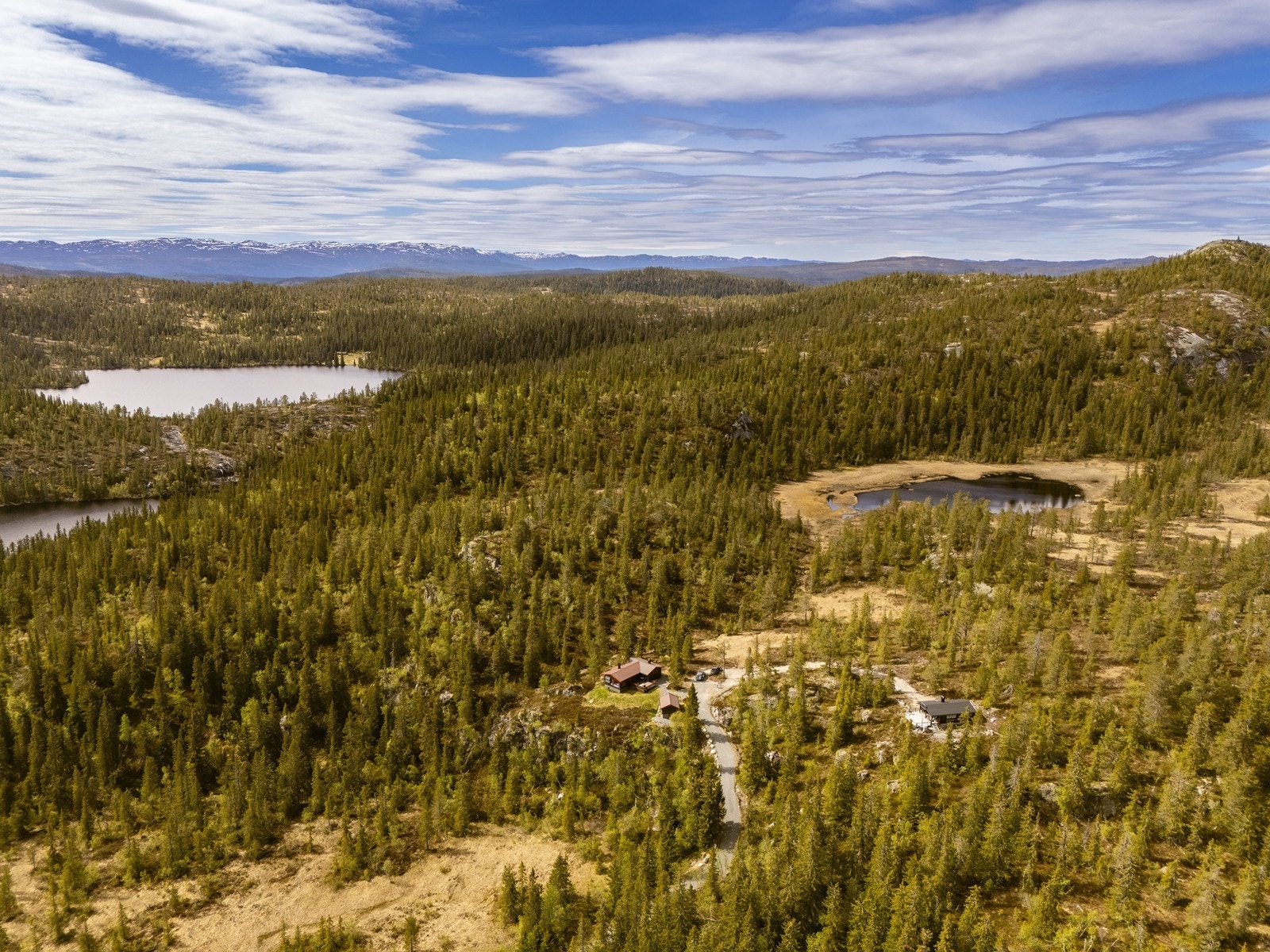 Vinterstid er det gode muligheter for langrenn, og Norefjell Skisenter er under en times kjøring unna. Galleribilde