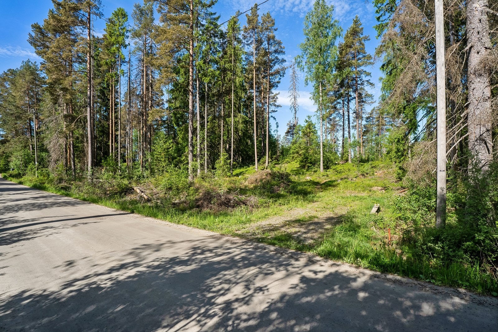 Tomten må anses som en råtomt beliggende i et LNF-område (landbruk, natur og friluft), og det kan derfor ikke gis garantier for fremtidig utbygging. Galleribilde