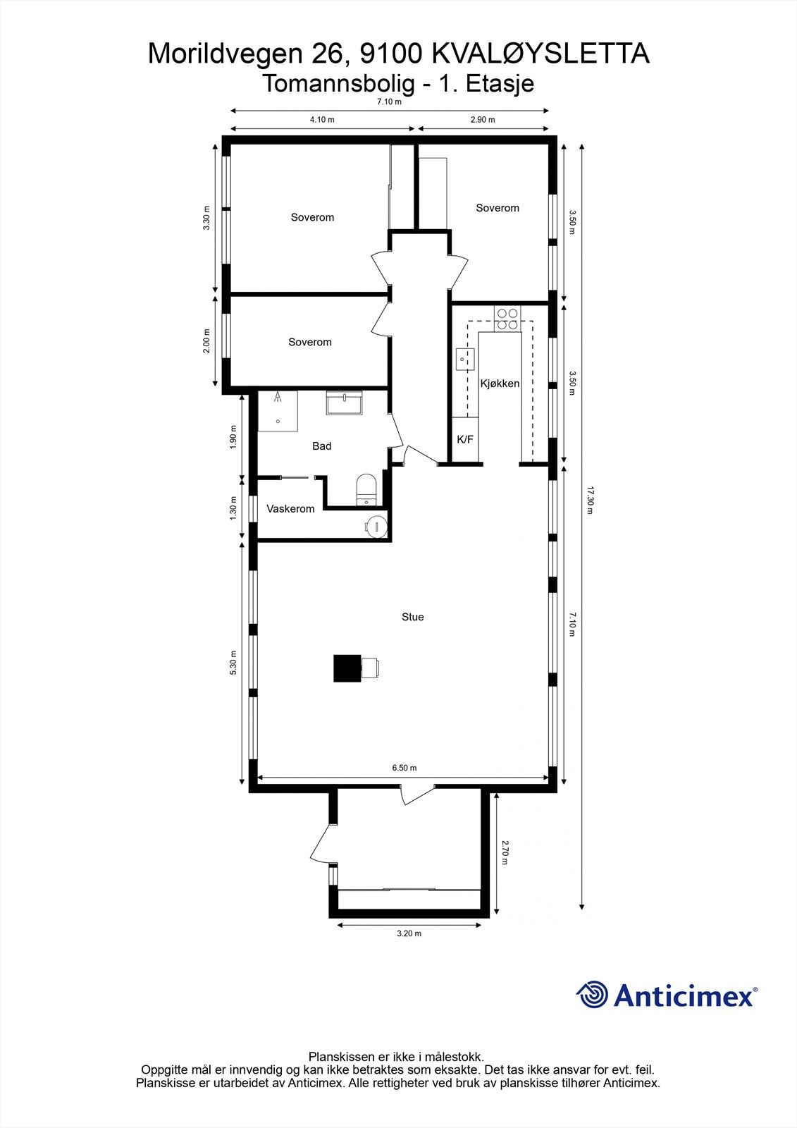 Planskisse Galleribilde