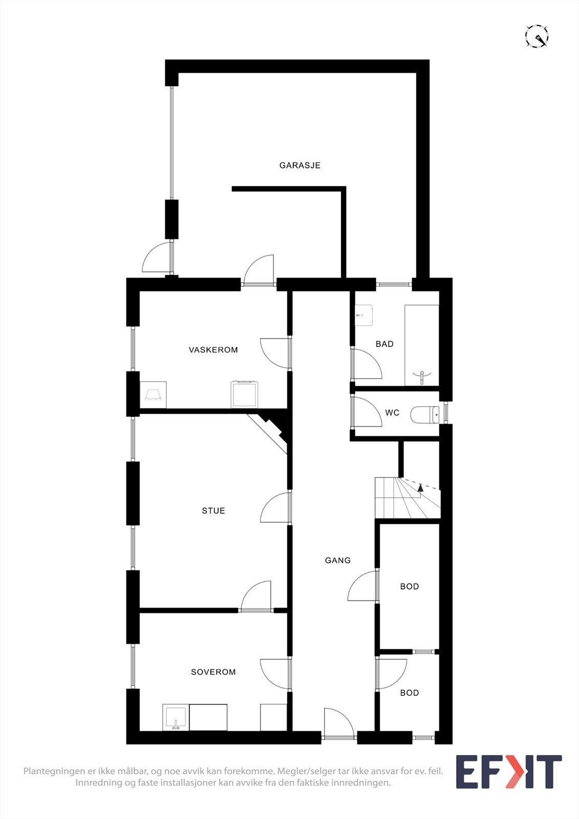 - Plantegning u.etg - Galleribilde