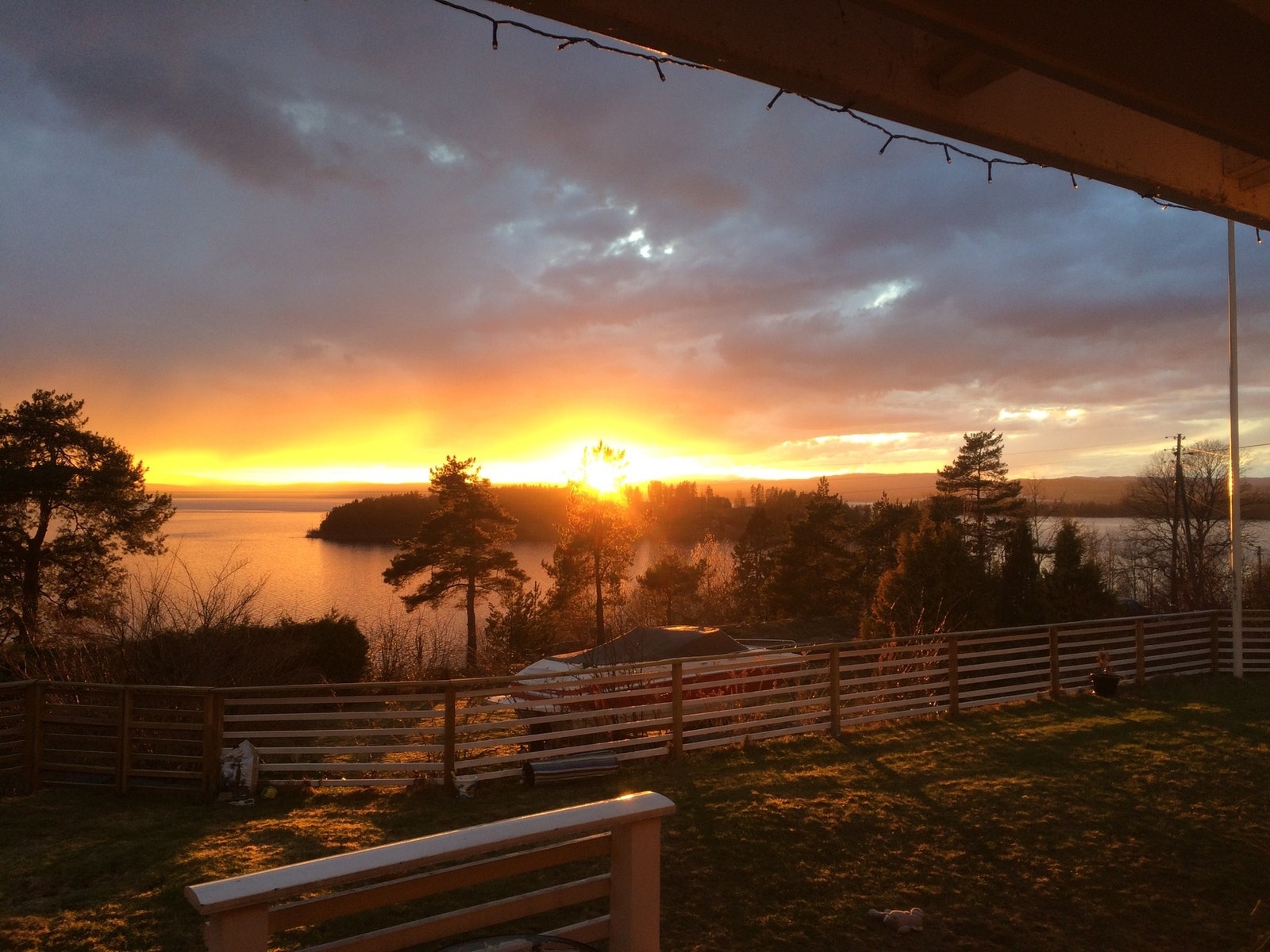 Privat bilde - solnedgang Galleribilde