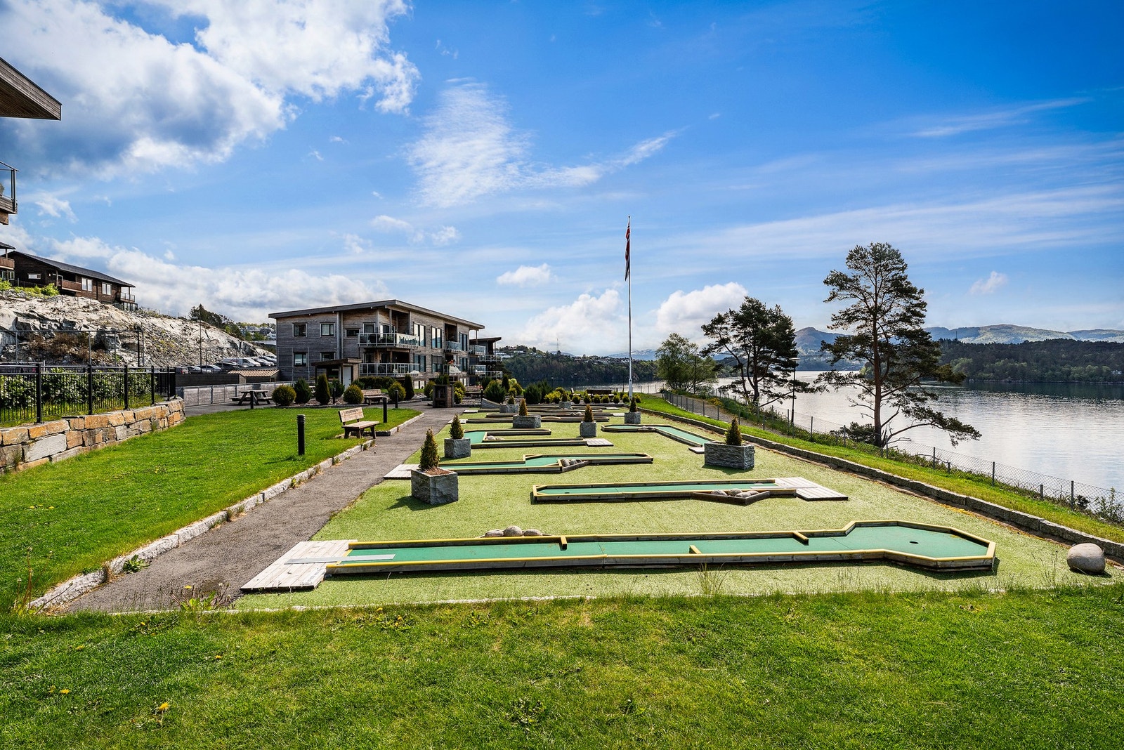 Minigolf bane Galleribilde