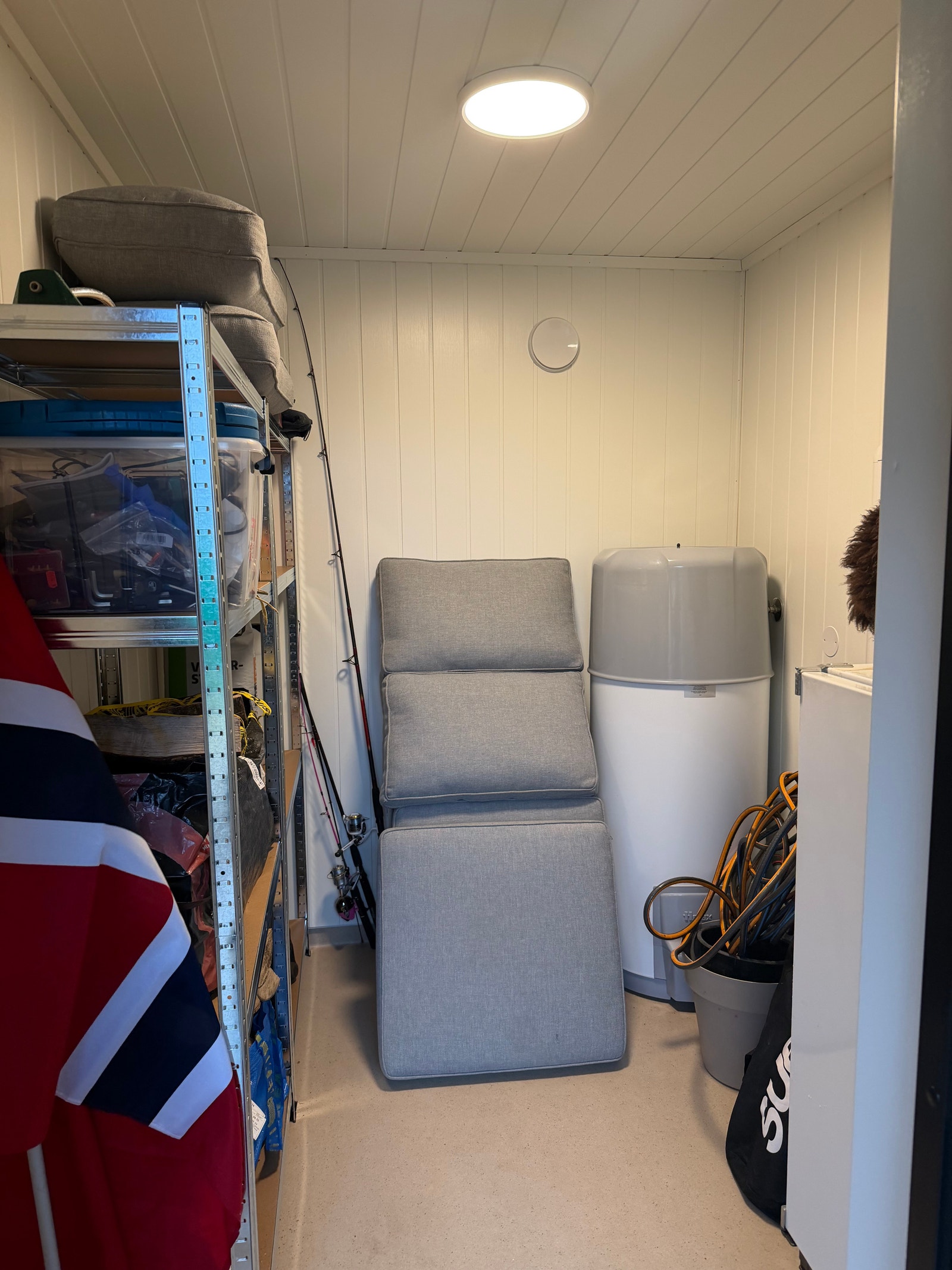 Praktisk utvendig isolert bod. Galleribilde