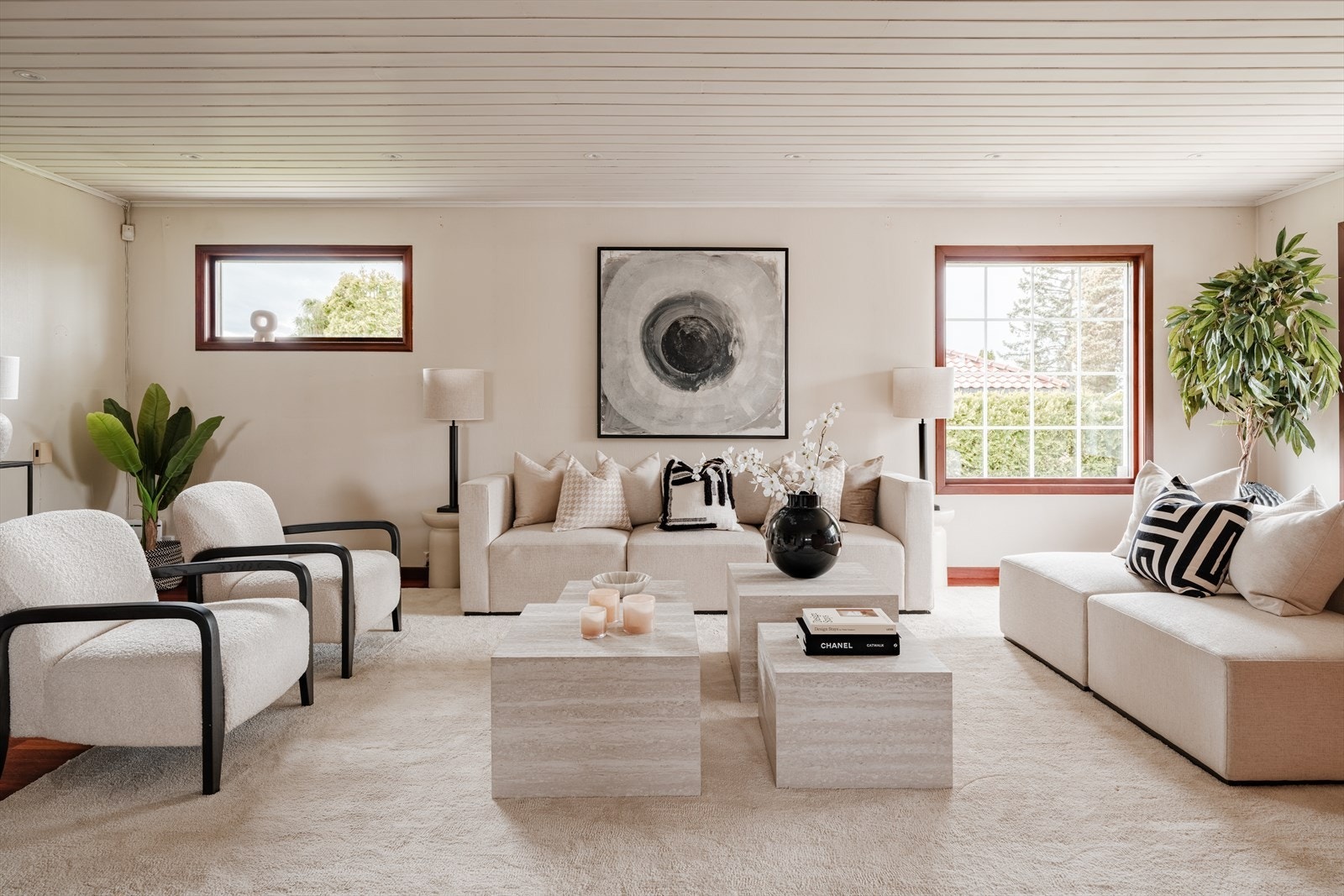 Utbredt led downlights i himling Galleribilde