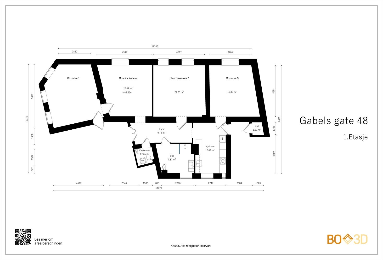 Plantegning. Galleribilde