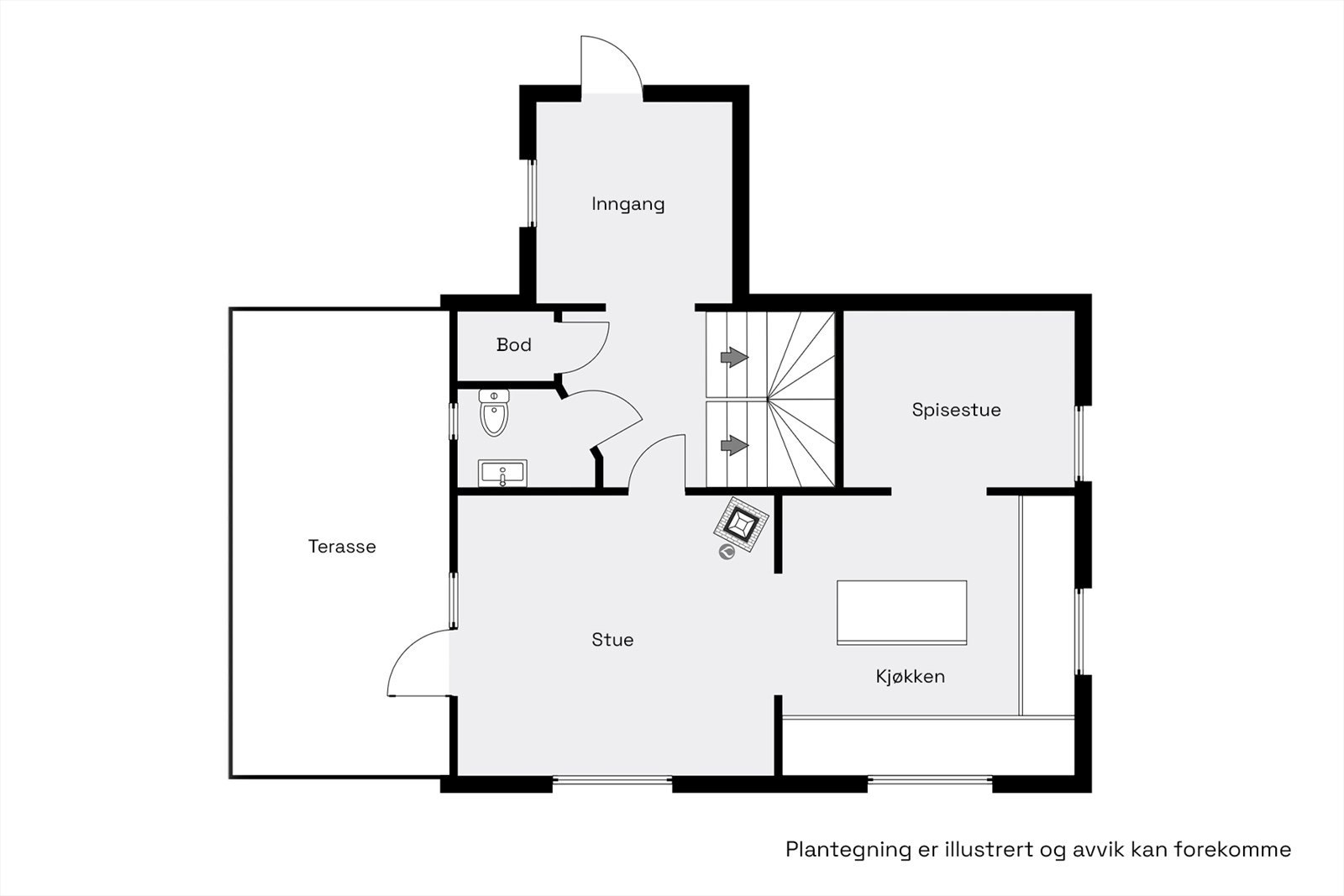Plantegning Galleribilde