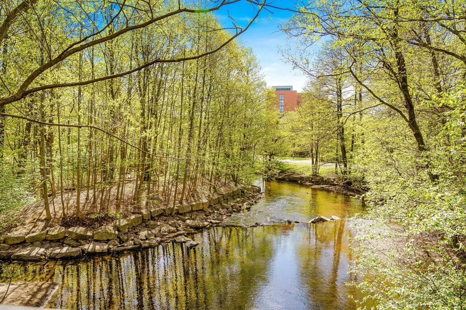 Med Akerselva som "nærmeste nabo" har du fine turmuligheter som tar deg gjennom Grünerløkka til sentrum eller opp til Nordmarka og Maridalsvannet med turstier hele året. Galleribilde