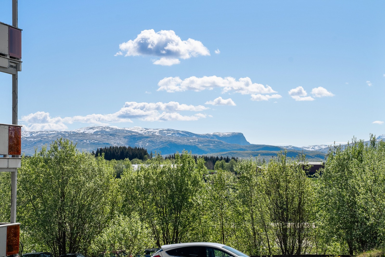 Utsikt fra balkong. Galleribilde