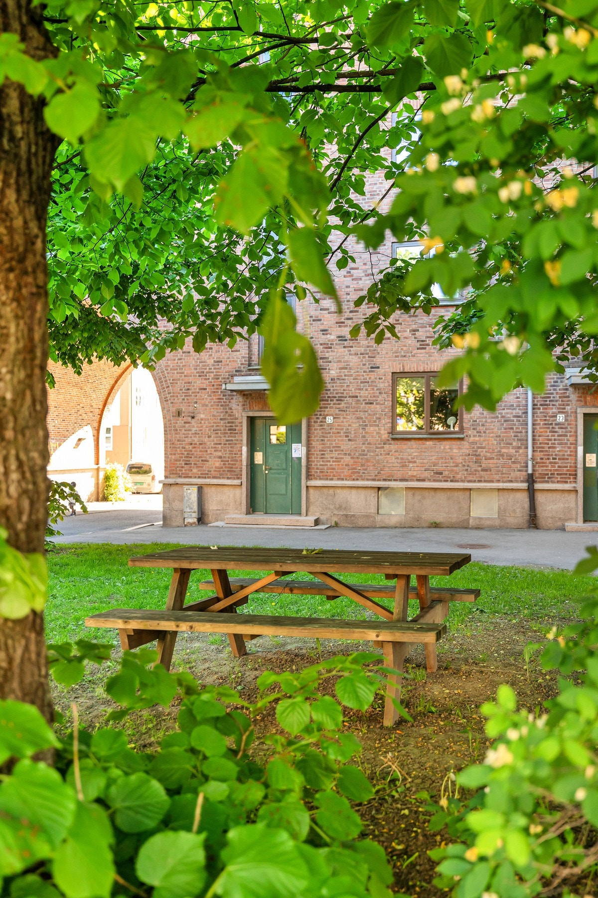 Sameiet har felles sittegrupper. Galleribilde