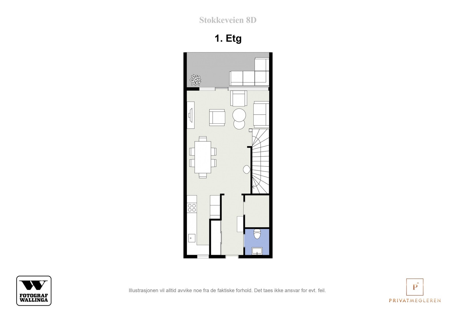 Plantegning første etasje. Galleribilde