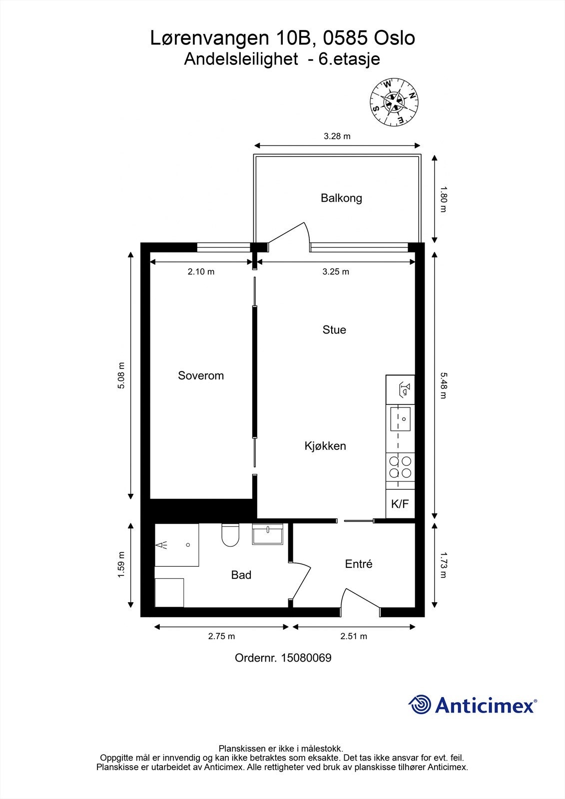 Planskisse Galleribilde