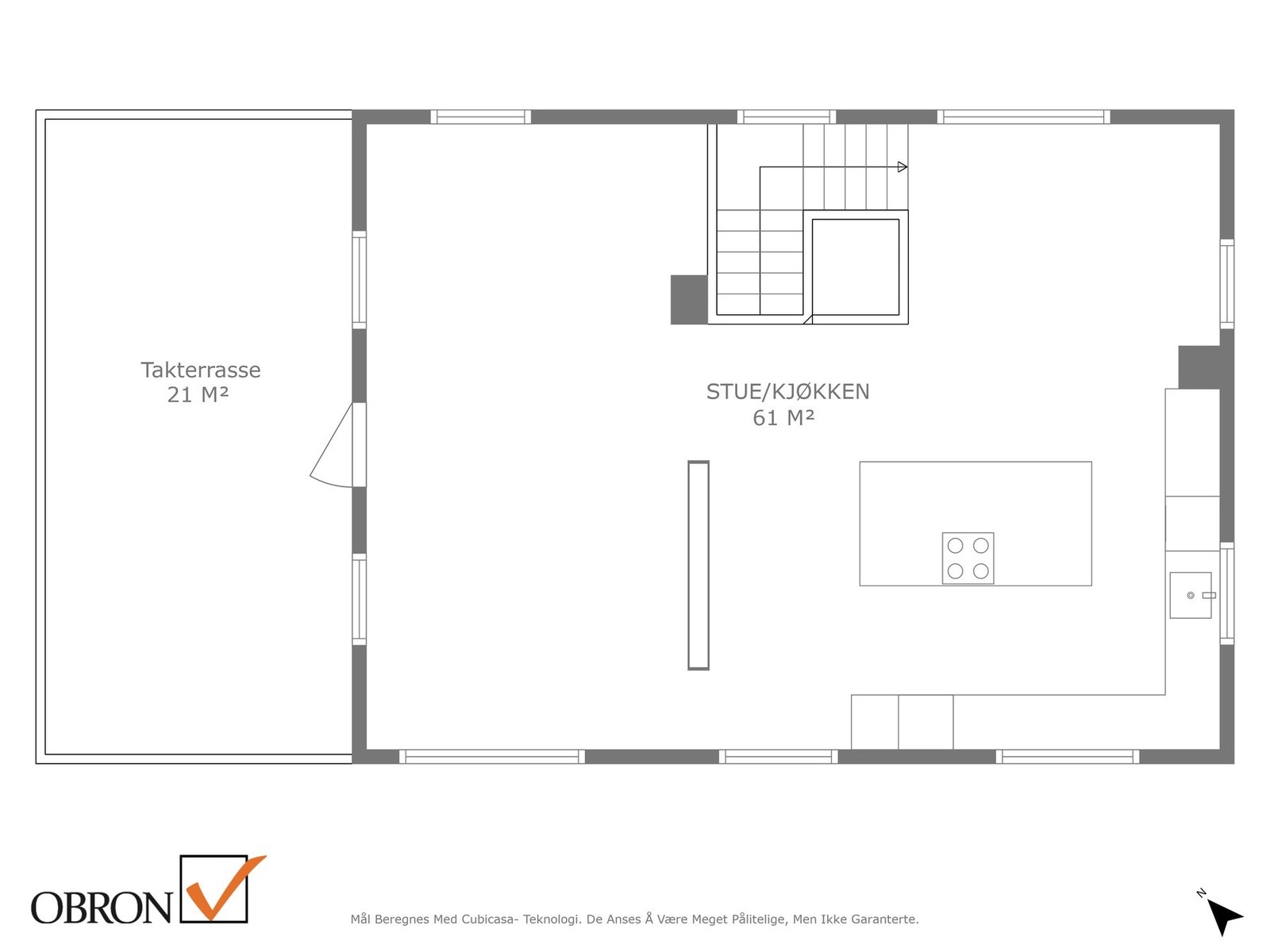 Planskisse 2. etasje. Galleribilde