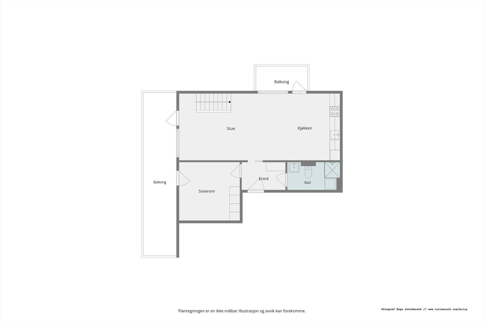 Plantegning Galleribilde