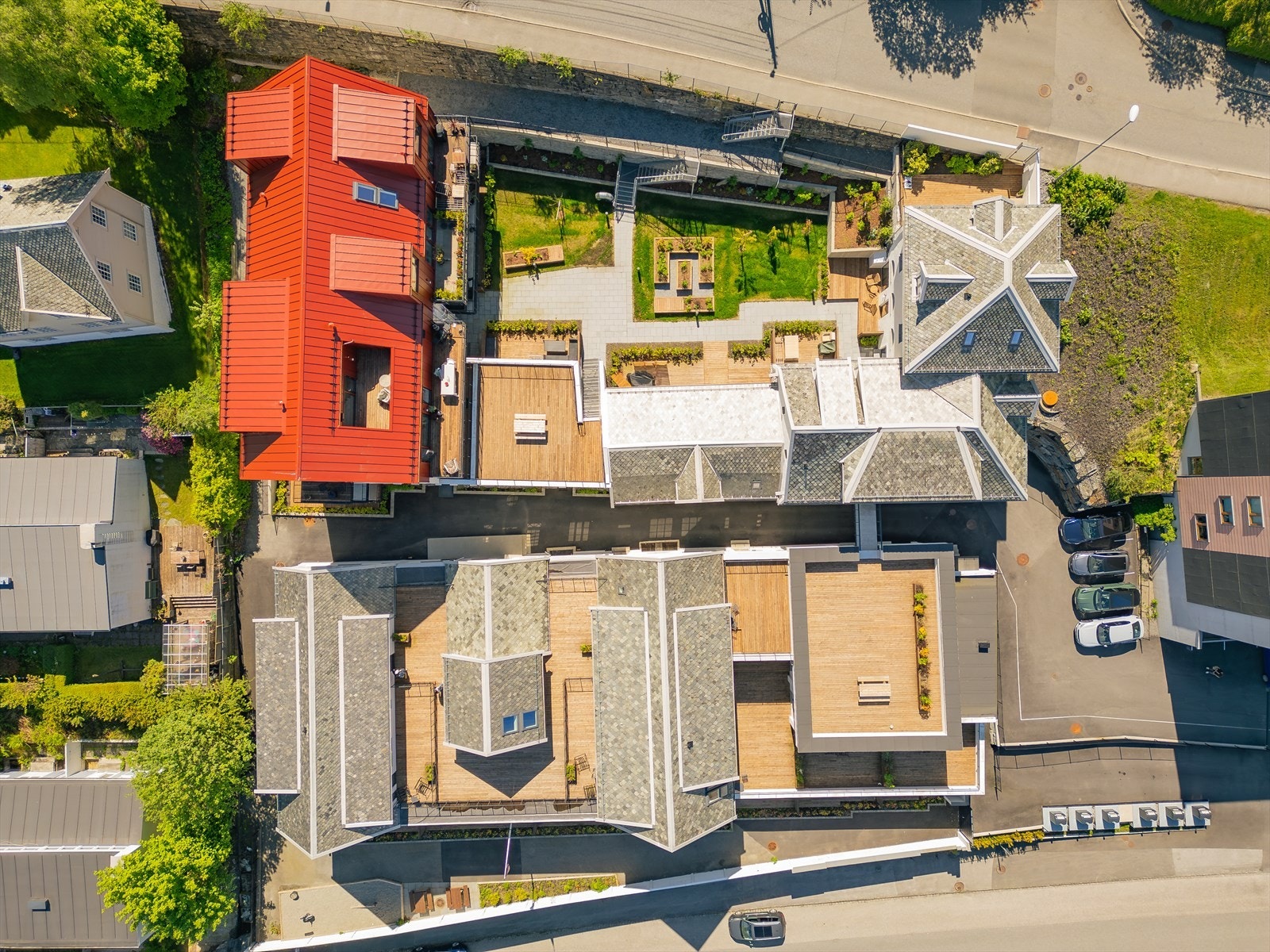Dronefoto Galleribilde