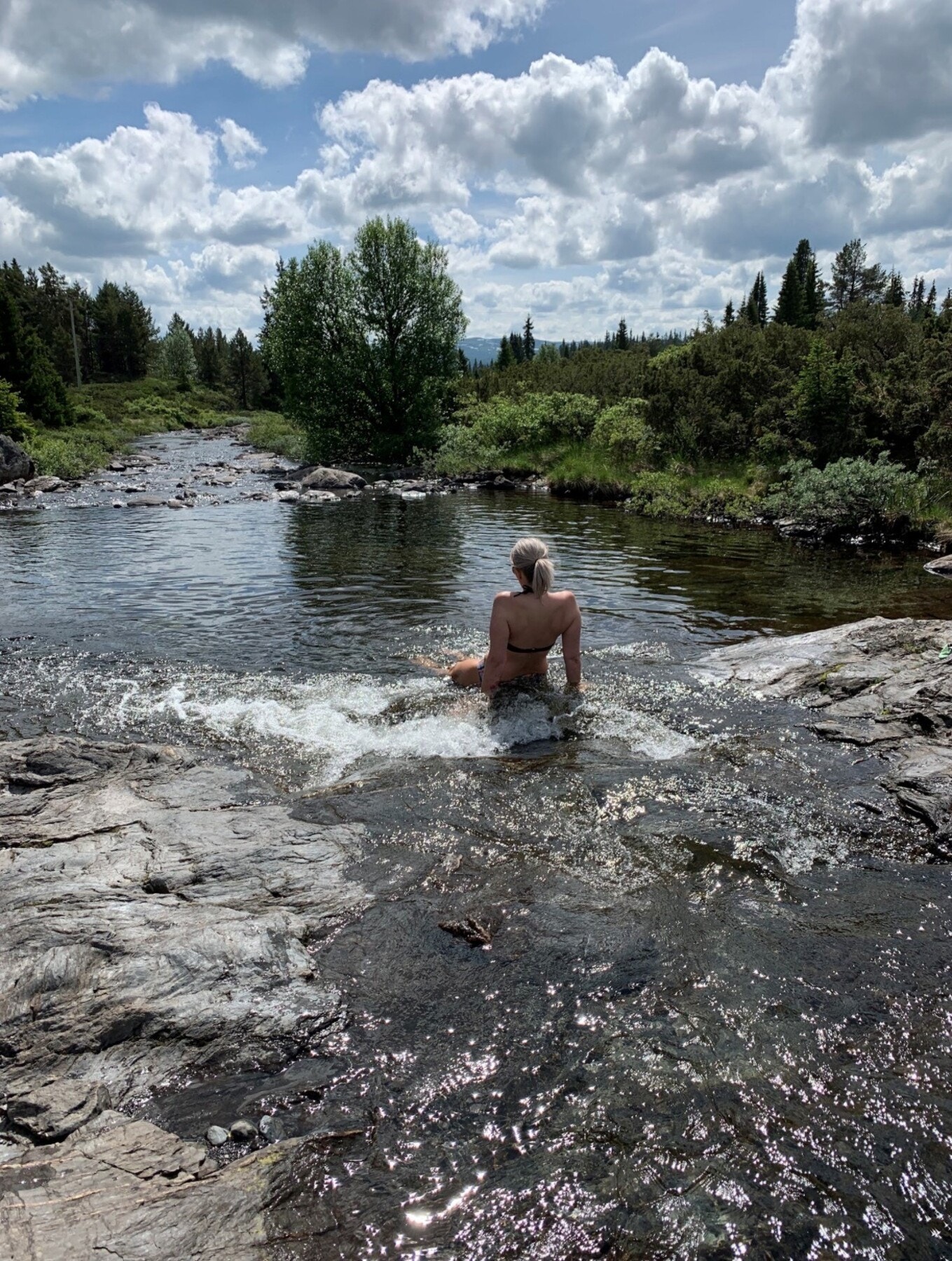 Fine bademuligheter i området. Bilde fra selgers arkiv. Galleribilde