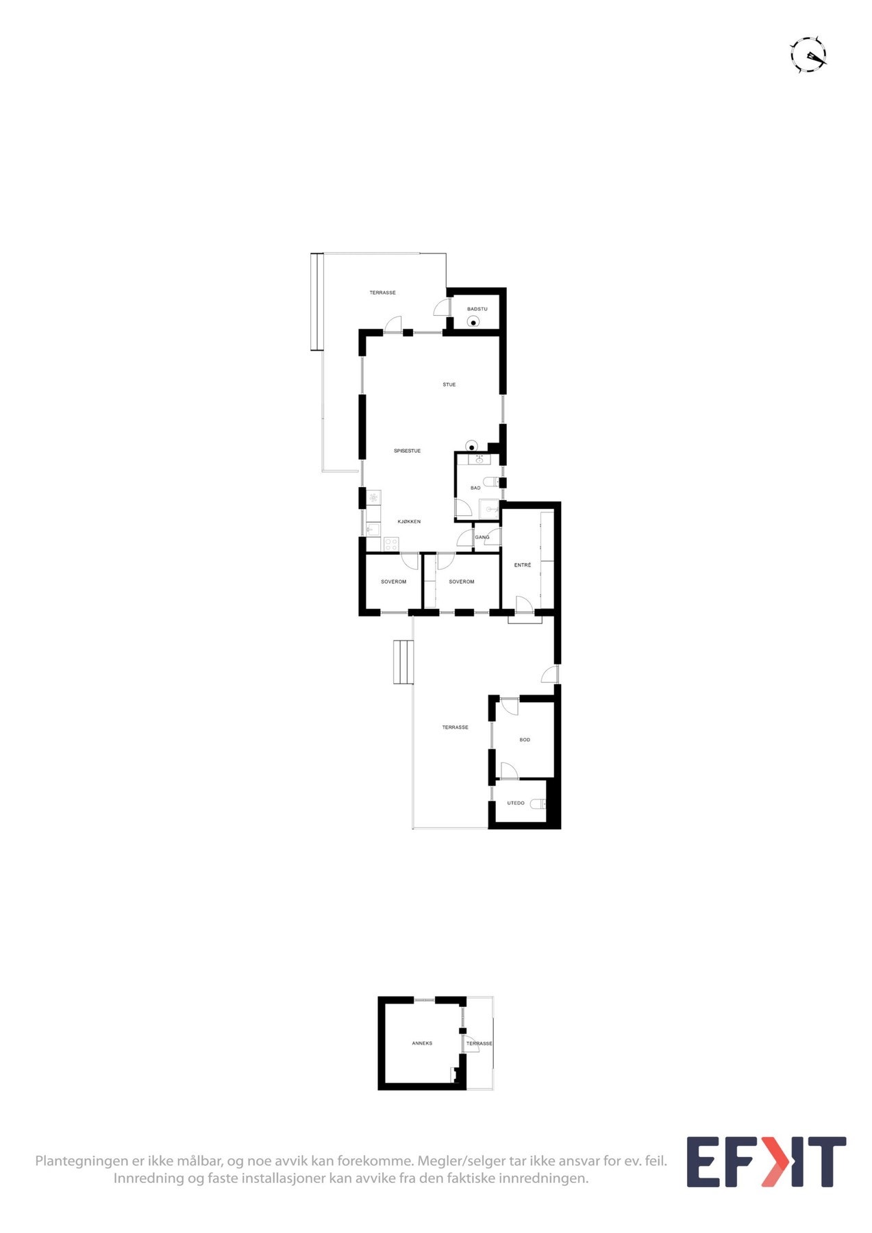 Plantegninger Lauvhaugvegen 74 Galleribilde