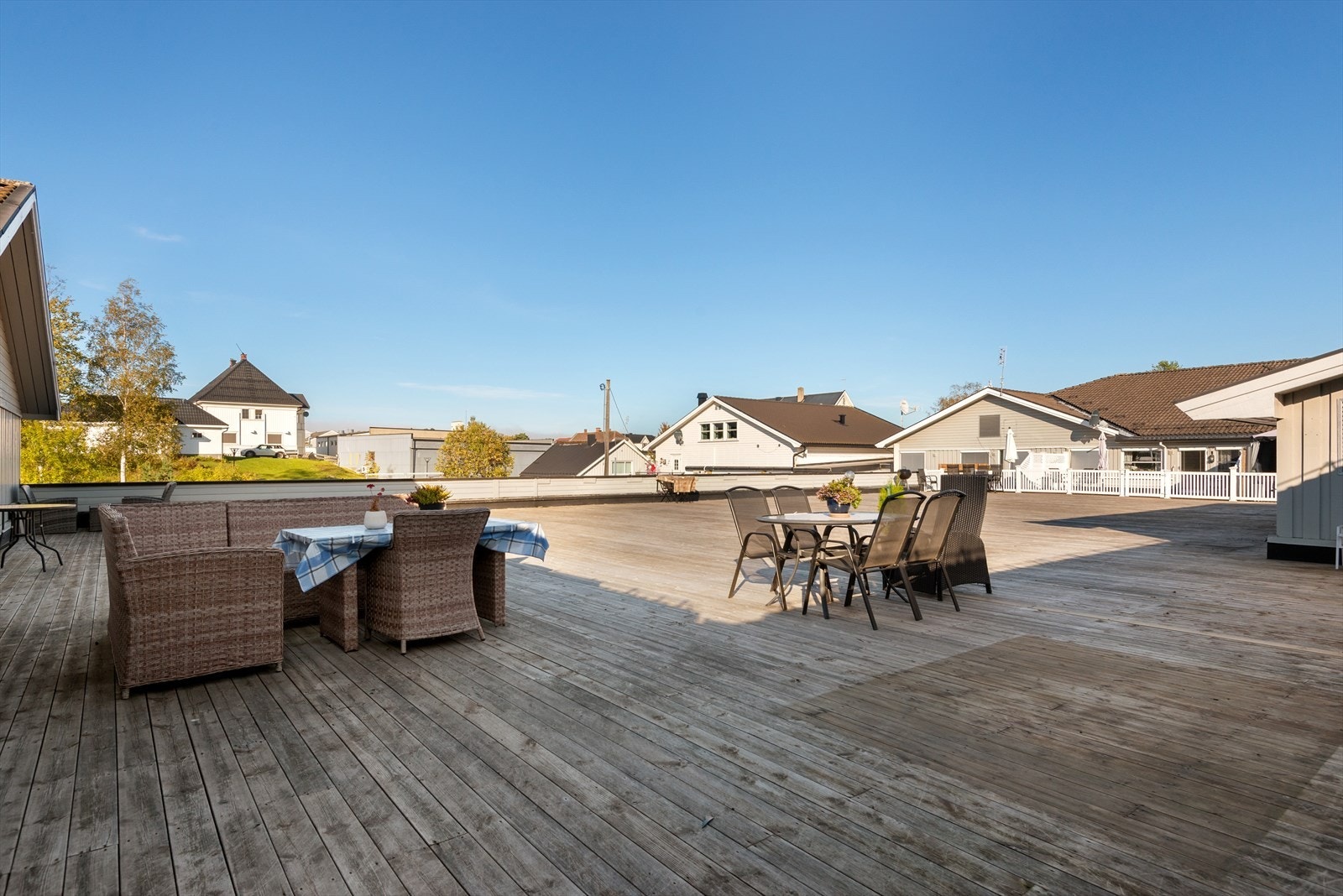 Takterrasse til felles bruk for sameiere Galleribilde
