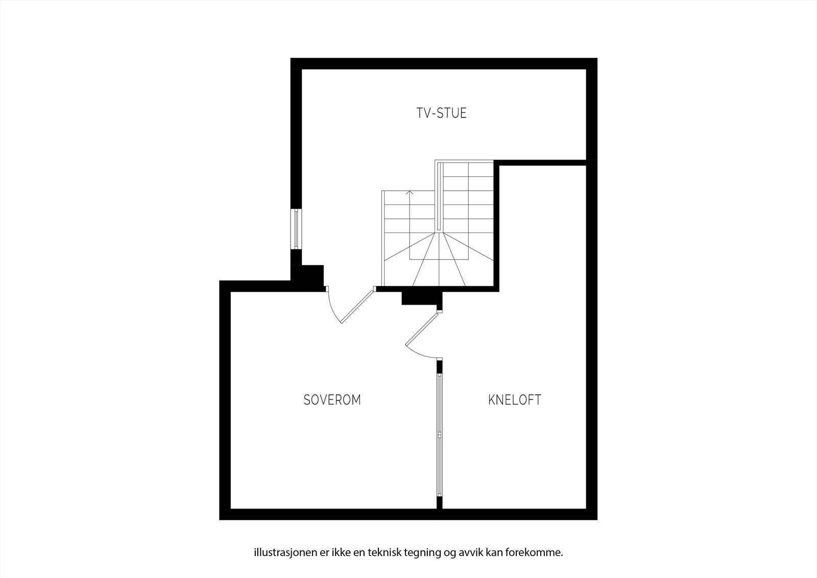 - Planløsning - Loftsetasje - Galleribilde
